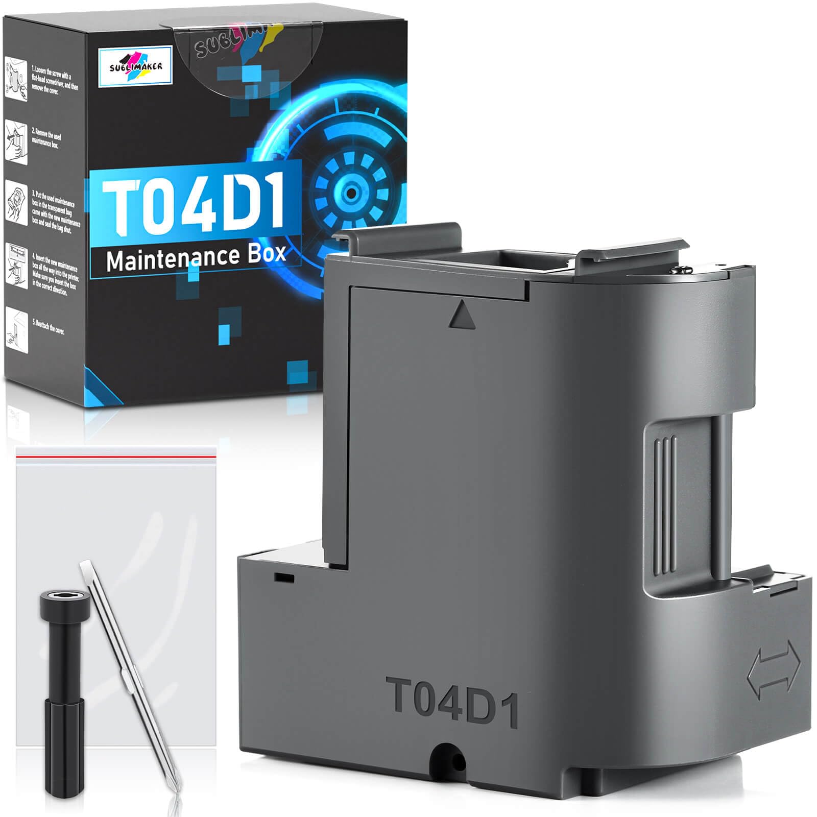 Amazon.com: T04D1 Maintenance Box for EcoTank ET-15000 ET-3760 ET